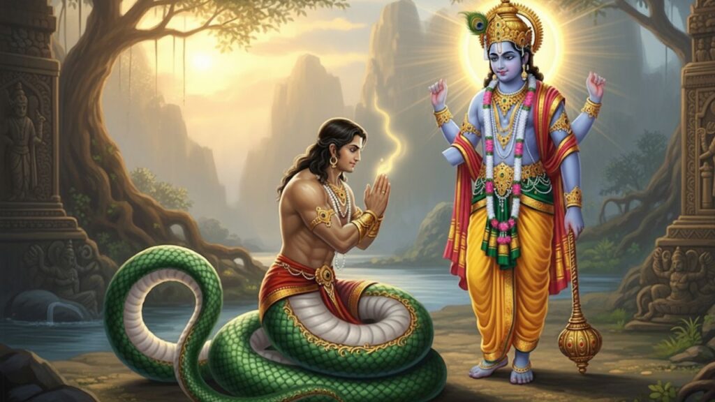 Iravan and Krishna