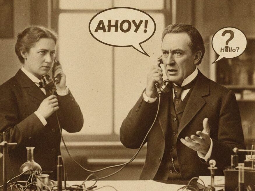 फोन उचलल्यावर हॅलो का म्हणतो?