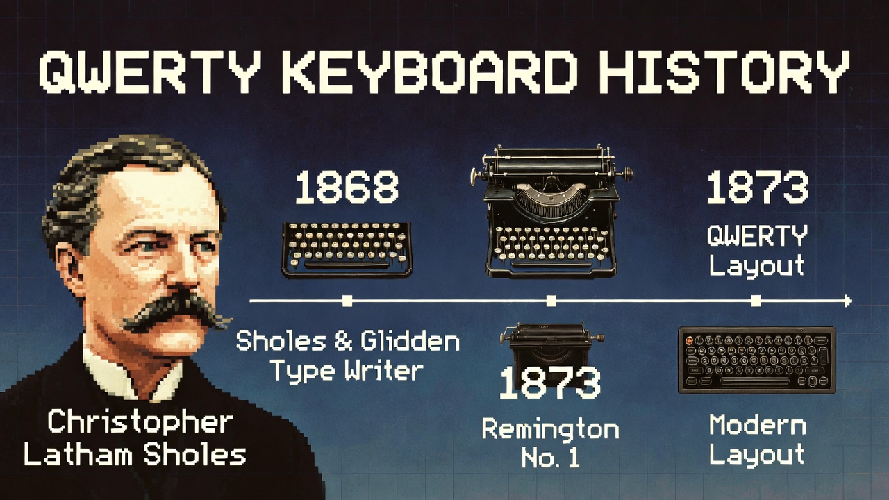 QWERTY कीबोर्ड चा इतिहास